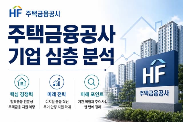 주택금융공사 자소서 및 면접 대비를 위한 심층 분석(최신 26년)